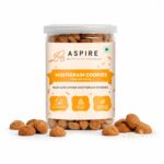 Mo’s Cheesecake Multigrain Cookies – 300g | Mini Healthy Cookies for Kids & Adults | Tea Time Snack | Plant-Based Snack with Ragi, Oats, Barley, Jowar, Amaranth, Almond & Jaggery | Natural Cheesecake Extract | No Refined Sugar | High Fiber