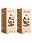 Hullo The Mix Box Snack Bars for Kids & Adults - Pack of 2 (4 Bars Per Pack x 30g Each) | Healthy Snack Bar for School & Office Snacks | Gluten Free, Dairy-Free, No Added Sugar & Preservatives